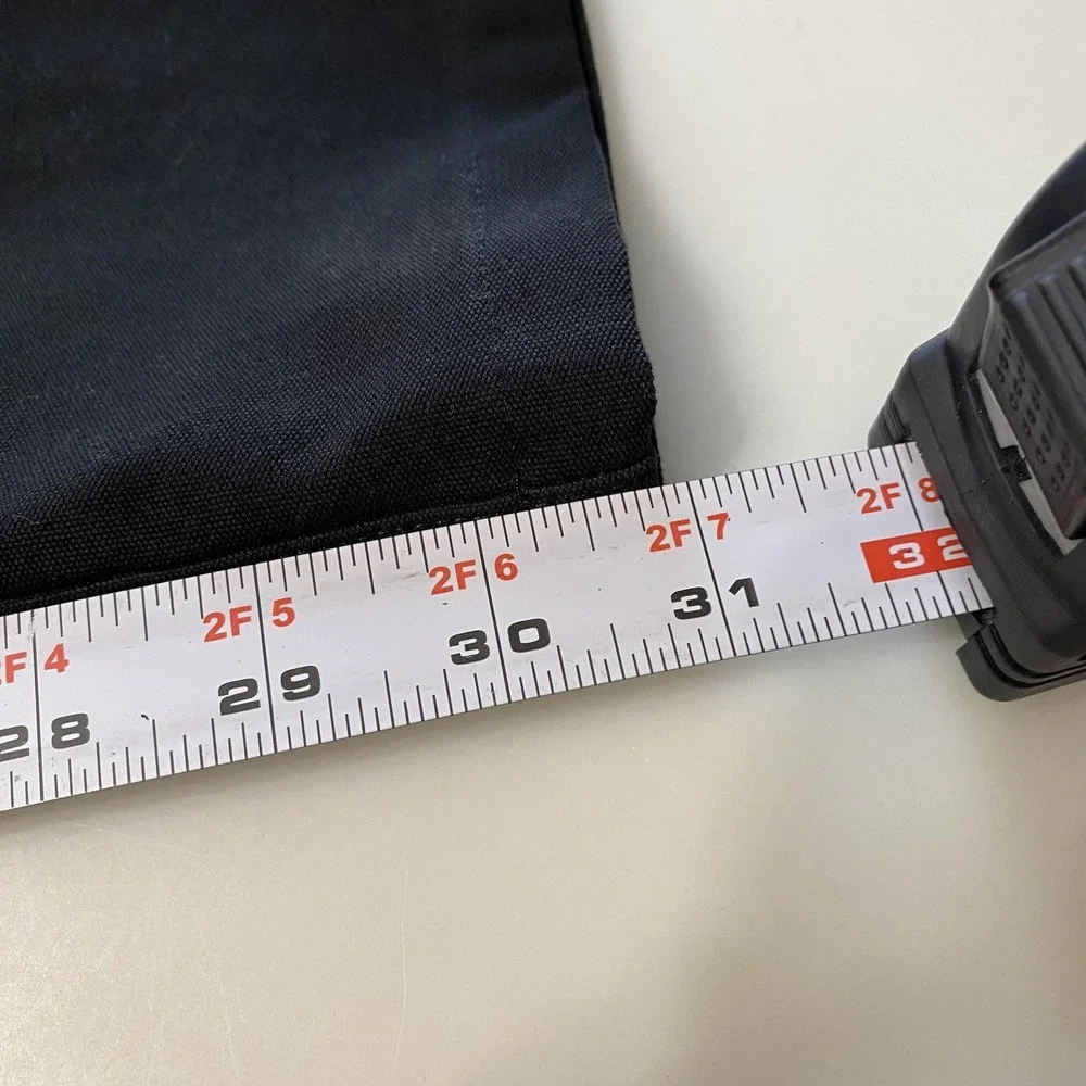 Lululemon Pants Mens 38 Black Slim Fit Athletic Stretch Zip Pocket Taper Commute